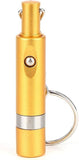 Retractable And Threaded Punch Cigar Punch With Blade, Key Ring, Cigar Opener, Smoking Accessories, Cigarette Holder (gold)