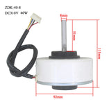 DC310V 8P 40W Air conditioner DC Indoor unit internal fan motor for WZD-40D 001040410A air condition fittings