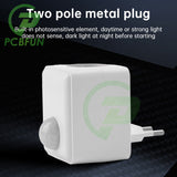 Wall mounted LED human infrared sensing intelligent delay E27 lamp holder adapter converter