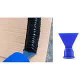 Wave Shape Silicon Cone Cartridge Caulking Spare Part Nozzle Spray Tip for Sealant Dispenser Syringe Accessory 10Pcs/Lot