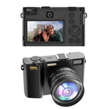5K Professional Camera Wide Angle Digital Zoom 64MP Camcorder Photography 3 Inch Screen Vlog Video Recorder WIFI Webcam
