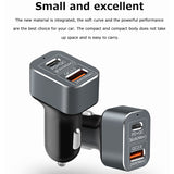 USB PD Car Charger Type C 36W+24W Power Delivery Quick Auto Charger QC3.0 for iPhone X Samsung S8 Xiaomi MI A1 Huawei MATE10