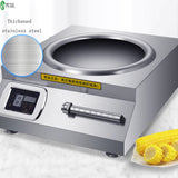 Commercial 5000w high-power flat braised meat soup 5kw stir-fry commercial induction cooker convenient