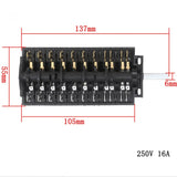 1pcs Position FD109-1 250V 16A for Oven Steamer Electric stove Toggle Rotary Function switch