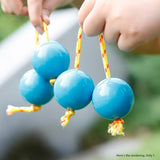 1 Pair Rhythm Ball Maracas ABS+Climbing Rope Sand Egg Band Accompaniment Baby Early Education Toy Husband