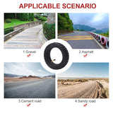 8.5x3.0 Rubber Tire Upgraded 8 1/2x2 Widened Thickened Anti-skid Tyre For Dualtron Mini Xiaomi M365/Pro Electric Scooters Parts