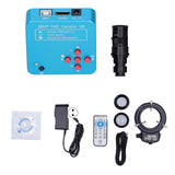1080P 38MP Microscope Camera CMount Lens with 144LED Light for Circuit Board Welding AC100240V