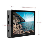 Desview R7 Professional Video On-camera Field Monitor 7 Inch TouchScreen HD Display Screen Resolution 1920*1200 HD 4K Input & Output Video Assistant f