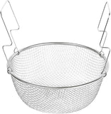Fries Korb, Kochsieb, Mit Griff, Tragbar, Edelstahl (22cm)