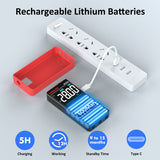 Digital Multimeter Tester Smart Touch Screen Rechargeable Auto-ranging 10000 Counts TRMS AC/DC Amp Ohm Voltage Meter Capacitance