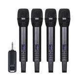 2.4G UHF Wireless Handheld Dynamic Karaoke Bluetooth Microphone Rechargeable Mic with Receiver Performing Professional Home KTV