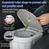 Outdoor Portable Convenient Car-mounted Folding Toilet with Tent for Travel Adult Children Potty Odor-proond Non-slip
