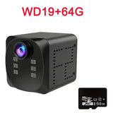 WD19 1080P 160° Wide Angle Camera with Night Vision Motion Detection Video Recorder for Home Security Mini Wifi Cameras