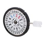 NH36/NH36A Automatic Mechanical Movement 24 Jewels White Datewheel Crown At 3.0 Watch Mechanism Replacements