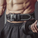 1pc Weight Lifting Belt, PU Waist Belt, Adjustable Leather Belt With 4in Or 6in Padded, for Weightlifting, squat & muscle building