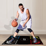 Non-Slip Basketball Dribble Trainer with Shock Absorbing Silent Mat - For All Levels