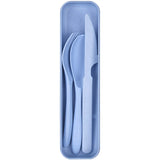 4Pcs Reusable Plastic Spoon Cutlery, Portable Cutlery Set For Kids Adult Travel Picnic Camping