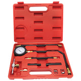 Fuel Pump Pressure Kit 0-100PSI Gas Injection Manometer Engine Gasoe Tester Tool Set