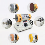 220v Adjustable Speed Polishing hine Multi-Function Bench Lathe Polisher Grinder For Jewelry Making Woodworking Manual DIY