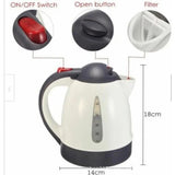 1000ML Car Hot Kettle Portable Water Heater Travel Auto 12V/24V for Tea Coffee 304 Stainless Steel Large Capacity Vehicle