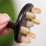 Pure horn massage massager claw scrapping plate dial the reinforced bar meridian dredging comb head