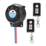 12V Dual Alarm,105-125dB Remote Control Alarm Horn Anti-Theft Security System Motorcycle Accessories