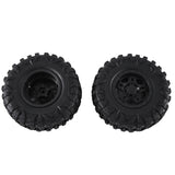 4PCS 120Mm 2.2 Beadlock Wheel Rim Tire Set For 1/10 RC Crawler Car Axial SCX10 Wraith Capra RR10 RBX10 Traxxas TRX4