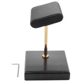 Marble Bracelet Display Black PU Leather Watch Placement Jewelry Stand