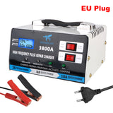Fast US EU Plug Full Automatic Car Chargers For Lead Acid Repair Battery Charger 12V 24V 300W Electronic