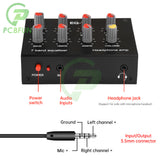 DC5-12V EQ-7 Seven Stage Balanced Amplifier High Medium Low Frequency Adjustable Preamplifier Audio For Phones Computers