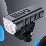 OFFBONDAGE Bicycle Light Rainproof Flashlight USB Rechargeable LED 1600 Lumens MTB Road Front Lamp Bike Accessories
