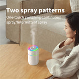 Small 230 ml Low Noise Personal Desktop Air Humidifier for Living Room Bedroom Office Indoor Birthday Gift
