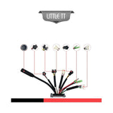 36V/48V 500W/750W Bike Brushless Motor KT 25A Controller with LCD3 Display Electric Bicycle Parts
