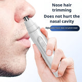 Men's Usb Rechargeable Electric Trimmer Trimming Scissors Nose Hair Shaver