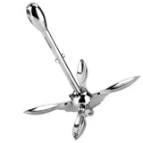 Boat Anchor Boat Grapnel Heavy Duty 316 Stainless Steel for Small Watercraft And Dinghies for Marine Yacht Fishing Boat