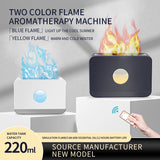 Flame Fire Aromatherapy Diffuser Ultrasonic Aromatic Essences House Air Home Fragrance 220ML Humidifier