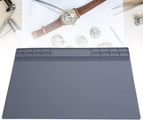 Corrosion Resistant Table Mat Durable Anti-static Table Mat For Watch Repair (premium Grey)