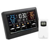 Smart WiFi Weather Station with Indoor/Outdoor Temp & Humidity, Large Color Screen, US Plug