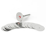 21PCS/Set Stainless Steel Round Cut Off 22mm Cutting Disc Grinder Wood Saw Cutter Wheel Blade Abrasive for Dremel Rotary Tool