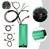 48V 15A Controller Dashboard For HX X8 Electric Scooter Central Control Instrument Panel Display Screen Data e Cable Parts
