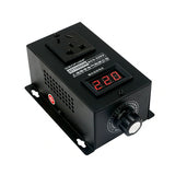 10000W High Power Silicon Controlled Electronic Voltage Regulator Motor Fan Speed Electric Variable Speed Controller 0V-220V