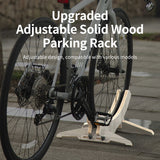 Bicycle Indoor Parking Wood Mountain Storage Stand Road Bike Rack Holder Cycg Display Shelf Part