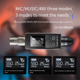 UHF Wireless System - For 48V Capacitive Microphone
