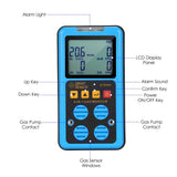 SMART SENSOR 4 in 1 ST8904 Rechargeable Portable Detector H₂S O₂ CO and LEL Multi Monitor Gas Sniffer