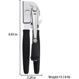 Commercial Hand Crank Can Opener Manual Heavy Duty with Comfortable Extra-Long Handles Oversized Knob