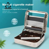 Portable Mini Metal Manual Rolg hine 70/78/110MM Tobacco Roller Case Box Cigarette Maker Smoking Accessories