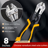 8", Lock Duty, Bolt Cutters Heavy Duty for Loc, Screw Cutter, Chain k Fence Cutter Scissors