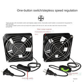 Adjustable Speed Solder Absorber ESD Fume Extractor Duct Exhuast with 2M Pipe Tub Ventilation Fan