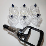 Cups Lose Weight Healthcare 6 Round Heart Shape Thickened Plastic Cup Therapy Vacuum Suction Cupping with Pump