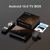 New H96 MAX M9S Android 14 AI TV RK3576 8GB 128GB 8K HD WIFI6 BT5.4 Media Player Set Top Box